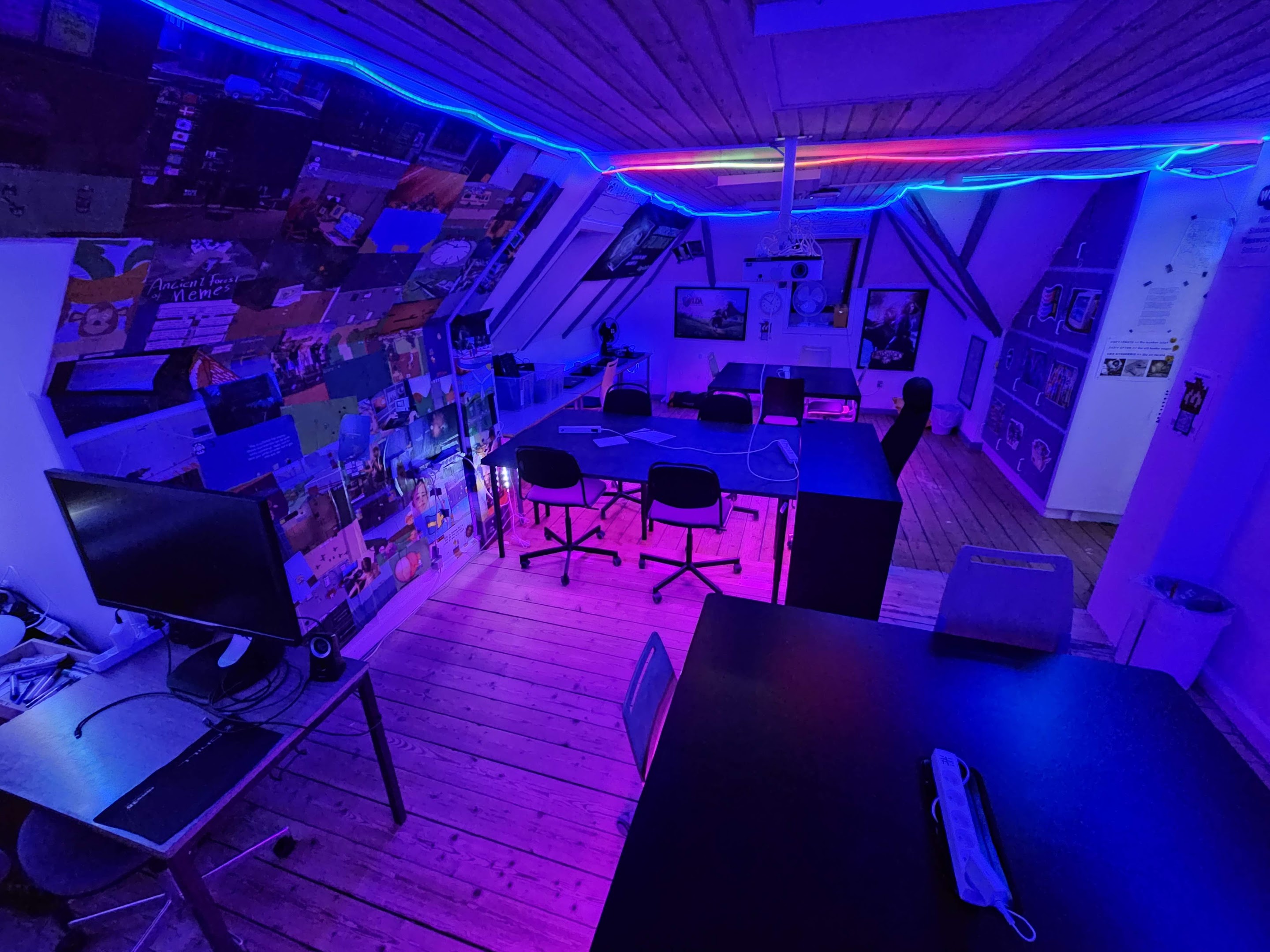 lokale med rgb lys