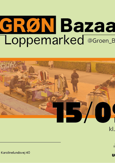 Grøn Bazaar loppemarked den 15. september 2024