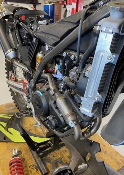 motor på crosser