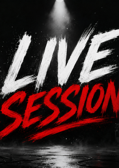 et skilt hvor der står livesession