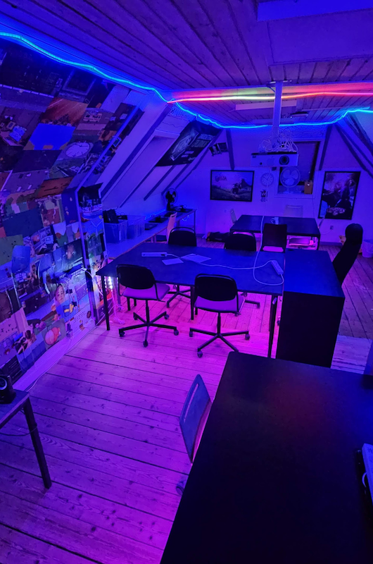 lokale med rgb lys