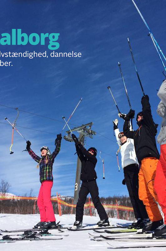Folk på ski